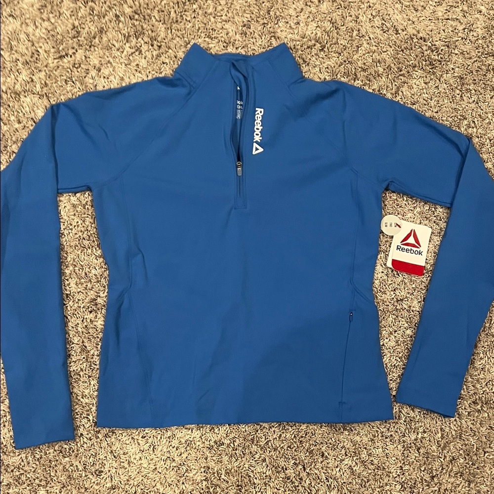 Reebok Women's Vibrant Blue Long Sleeve Tee